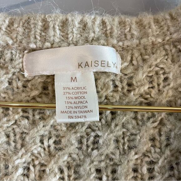 Kaisely Wool/Alpaca Blend Short Sleeve Sweater Dress | SZ M - Picture 9 of 12